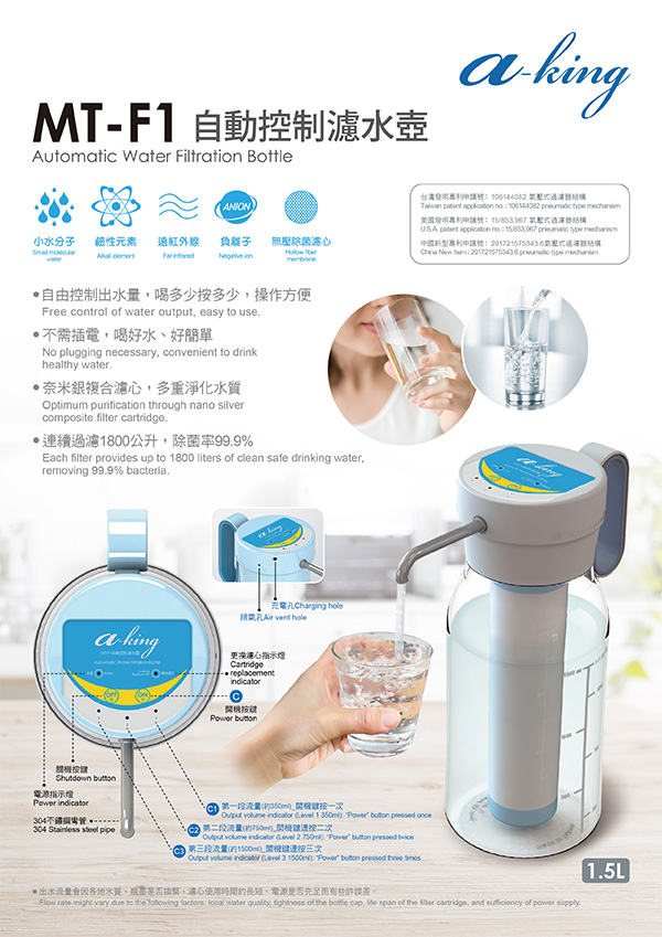 aking名豐-自動控制濾水壺型錄